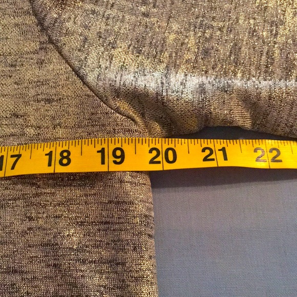 Ruby Rd. Women’s Top S Gold Uneven Length Party Special Occasion Blouse NWOT - Picture 8 of 10